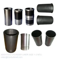 MTU CYLINDER LINER SIZE 1-2 X00017072-MTU Cylinder Liner TopEngine#5680