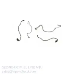 MTU FUEL LINE 5220703432-MTU Fuel Line TopEngine#7317