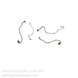 MTU FUEL LINE 5240701233-MTU Fuel Line TopEngine#7329