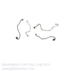 MTU HP FUEL LINE 5260900876-31-MTU Fuel Line TopEngine#7393