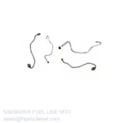 MTU FUEL LINE 5260902876-MTU Fuel Line TopEngine#7402