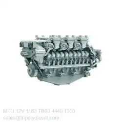 MTU 12V 1163 TB93 4440kW 1300RPM & Model:MTU 1163 series TopEngine#6817