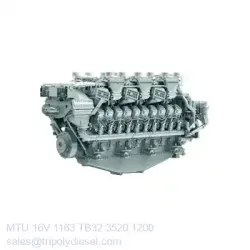 MTU 16V 1163 TB32 3520kW 1200RPM & Model:MTU 1163 series TopEngine#6853
