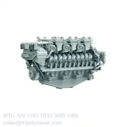 MTU 16V 1163 TB33 3680kW 1000RPM & Model:MTU 1163 series TopEngine#6838