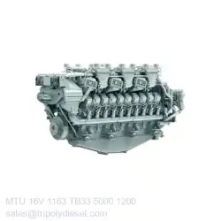 MTU 16V 1163 TB33 5000kW 1200RPM & Model:MTU 1163 series TopEngine#6861