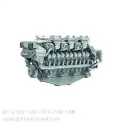 MTU 16V 1163 TB76 4320kW 1200RPM & Model:MTU 1163 series TopEngine#6826