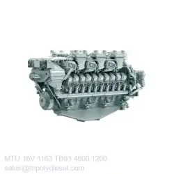 MTU 16V 1163 TB83 4800kW 1200RPM & Model:MTU 1163 series TopEngine#6833