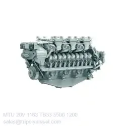 MTU 20V 1163 TB33 5500kW 1200RPM & Model:MTU 1163 series TopEngine#6856