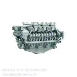 MTU 20V 1163 TB73 6000kW 1200RPM & Model:MTU 1163 series TopEngine#6814