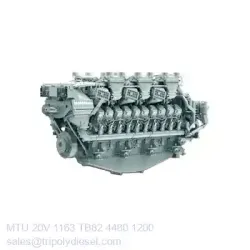 MTU 20V 1163 TB82 4480kW 1200RPM & Model:MTU 1163 series TopEngine#6830