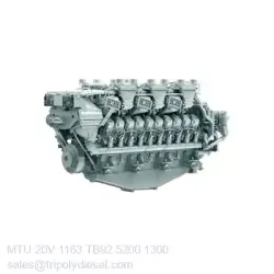 MTU 20V 1163 TB92 5200kW 1300RPM & Model:MTU 1163 series TopEngine#6842
