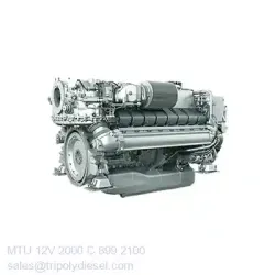 MTU 12V 2000 C 899kW 2100RPM & Model:MTU 2000 series TopEngine#6961