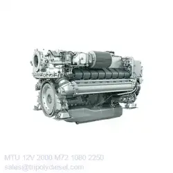 MTU 12V 2000 M72 1080kW 2250RPM & Model:MTU 2000 series TopEngine#6876