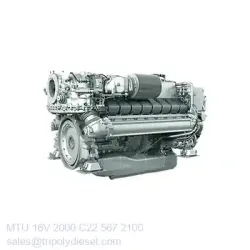 MTU 16V 2000 C22 567kW 2100RPM & Model:MTU 2000 series TopEngine#6968