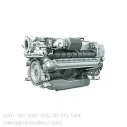 MTU 16V 2000 G45-TB 915kW 1800RPM & Model:MTU 2000 series TopEngine#6917