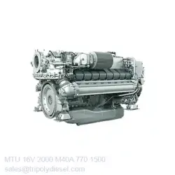 MTU 16V 2000 M40A 770kW 1500RPM & Model:MTU 2000 series TopEngine#7009