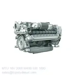 MTU 16V 2000 M40B 930kW 1800RPM & Model:MTU 2000 series TopEngine#7011