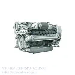MTU 16V 2000 M41A 770kW 1500RPM & Model:MTU 2000 series TopEngine#6992