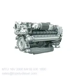 MTU 16V 2000 M41B 930kW 1800RPM & Model:MTU 2000 series TopEngine#6994