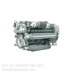 MTU 16V 2000 M70 1080kW 2250RPM & Model:MTU 2000 series TopEngine#6979