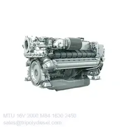 MTU 16V 2000 M84 1630kW 2450RPM & Model:MTU 2000 series TopEngine#6872