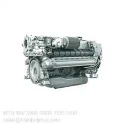 MTU 16V 2000 S92R 1120kW 2100RPM & Model:MTU 2000 series TopEngine#6953