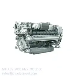 MTU 8V 2000 M72 788kW 2100RPM & Model:MTU 2000 series TopEngine#6974