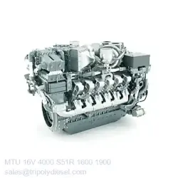 MTU 16V 4000 S51R 1600kW 1900RPM & Model:MTU 4000 series TopEngine#7164