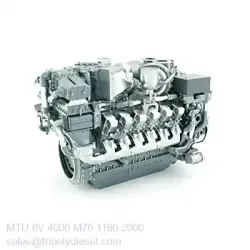 MTU 8V 4000 M70 1160kW 2000RPM & Model:MTU 4000 series TopEngine#7196