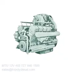 MTU 12V 493 TZ7 846kW 1500RPM & Model:MTU 493 series TopEngine#6704