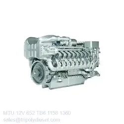 MTU 12V 652 TB6 1158kW 1360RPM & Model:MTU 652 series TopEngine#6782
