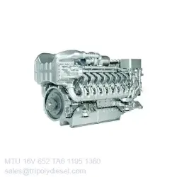MTU 16V 652 TA6 1195kW 1360RPM & Model:MTU 652 series TopEngine#6771