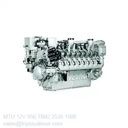 MTU 12V 956 TB82 2520kW 1500RPM & Model:MTU 956 series TopEngine#6802