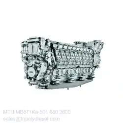 MTU MB871Ka-501 880kW 2600RPM & Model:MTU Engines for Vehicles TopEngine#7248